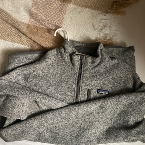 Patagonia Men's Zip-Up Gray Sweater